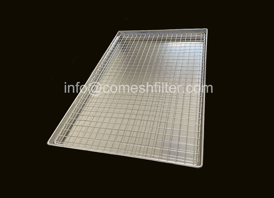 Kundengebundener Polierdurchlöcherter Oberflächenstahl Tray Waterproof 400x600mm