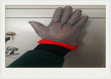 Fünf Finger-Edelstahl-Handschuhe mit dem Schnitt beständig für das Kochen