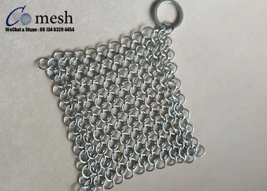 Ring-Maschen-Edelstahl-Topf-Wäscher des Zoll-4X4 für Küchen-Quadrat-Form