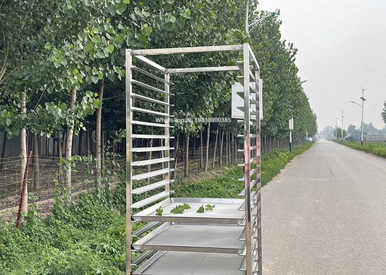 Gestell-Laufkatze des Edelstahl-201 für die 60 x 40cm Nahrungsmittelbäckerei, die Oven Trays backt