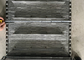 Helles Grey Stainless Steel Plate Link-Förderband mit Leitblech