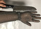 19cm ausgedehnte Stulpen-Kettenhemd-Edelstahl-Maschen-Handschuhe für die Schlachtung