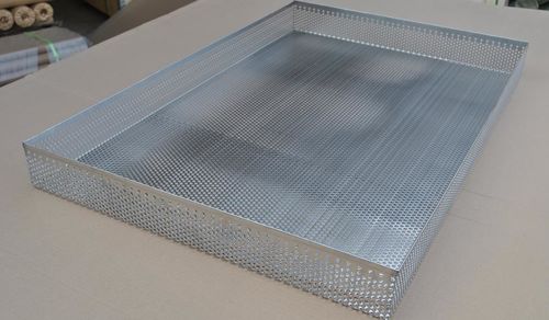 Latest company news about 550 Stücke perforierte Metallbehälter-Nahrungsmittelgrad