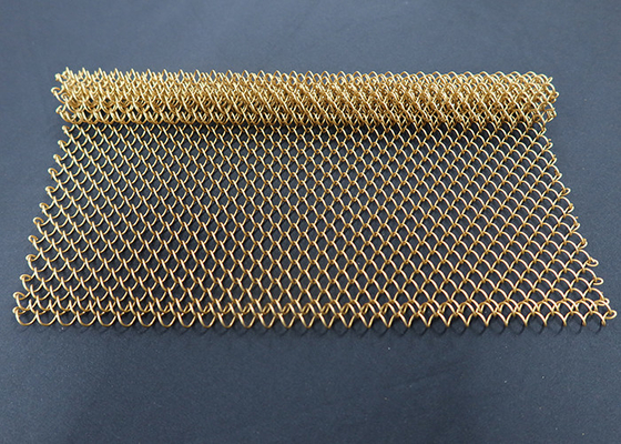 1.2mm Metall-Mesh Drapery Decorative Wire Mesh-Spulen-Drapierung für Vorhang