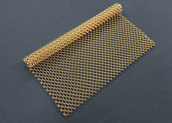 Buntes dekoratives 0.5mm Metallspulen-Drapierung/Metall Mesh Curtain Corrosion Resistance