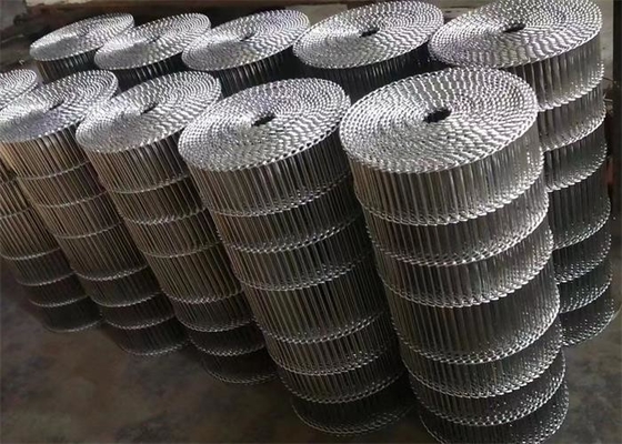Ein guter Preis. Flacher Flex Ladder Wire Mesh Conveyor-Gurt für Lebensmittelverarbeitung Online