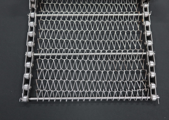 Ein guter Preis. 304 Edelstahl Balance Weave Förderband Brot Backkette Link Drahtnetz Online