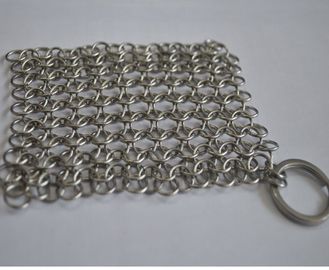 Ein guter Preis. Runde Edelstahl-Ring-Masche/Chainmail-Wäscher für Reinigungsküchengeschirr Online