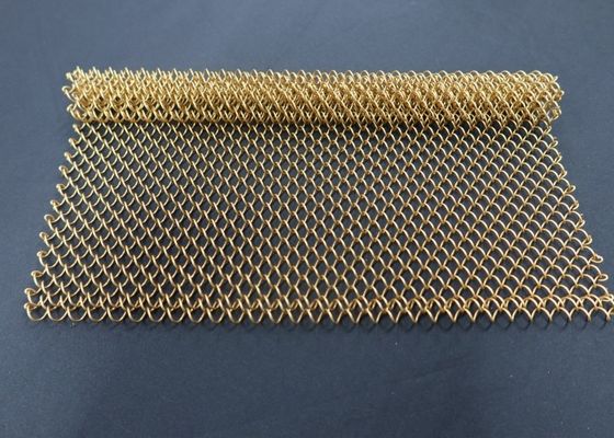 Ein guter Preis. Gold Bronze Farbe Dekorative Metallnetz Vorhang Spule Vorhänge Wand Online