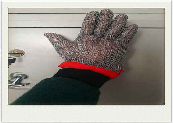 Ein guter Preis. Fünf Finger-Edelstahl-Handschuhe mit dem Schnitt beständig für das Kochen Online