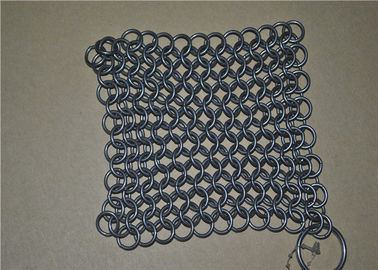 Ein guter Preis. Zoll 7*7 Edelstahl-Maschendraht-Wäscher-/Chainmail-Roheisen-Reiniger Online