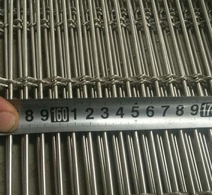 Ein guter Preis. Beständiger Edelstahl-Lichtschutz Cosrrosion, dekorativer Maschendraht, Metallmaschen-Vorhänge Online