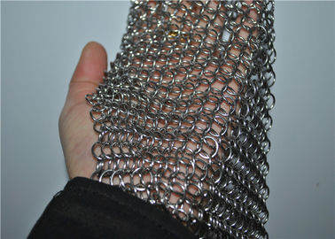 Ein guter Preis. Quadratischer Edelstahl Chainmail-Wäscher mit ungiftigem, Roheisen-Reiniger Online