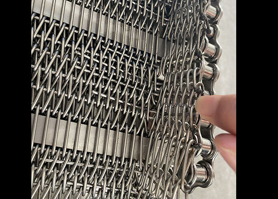 Ein guter Preis. Nahrungsmittelqualität Edelstahl Metalldrahtnetzkettenförderband für die Brenn- und Gefriervorrichtung von Öftunneln Online