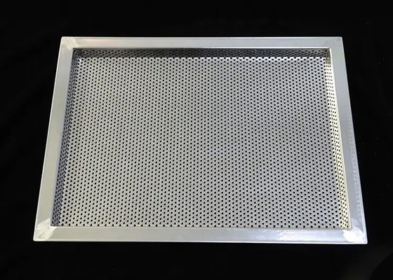 Ein guter Preis. Anpassungsgröße Edelstahl 304 316 Metallperforierte Schalen zum Trocknen Kühlen Einfrieren Online