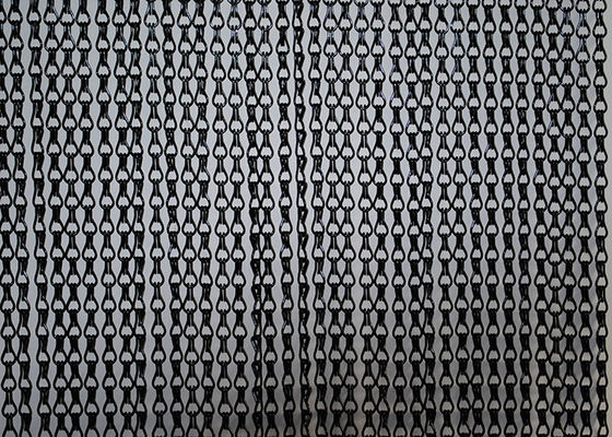 Ein guter Preis. Doppelhaken-Metallgittervorhang / Aluminium-Kettengliedervorhang / Kettenfliegengitter Online