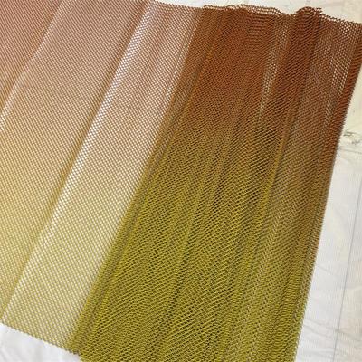 Ein guter Preis. Gradientenfarbe Aluminium dekoratives Netz Metallkettenkettenverbindung Mesh Spulendrapery Mesh Vorhang für die Wanddekoration Online