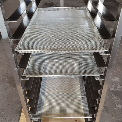 Ein guter Preis. Custom Size Food Grade 304 Stainless Steel Drying Rack Trolley for 600x400 Trays Online