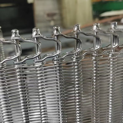 Ein guter Preis. Flexible Rod Conveyor Belt Stainless Steel Spiral Balanced Weave Wire Mesh Belt Online