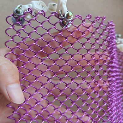 Ein guter Preis. Aluminium-Kaskaden-Spulenvorhang-Metallgewebe-Vorhang für Decken und Trennwände Online