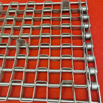 Ein guter Preis. Heavy Duty Stainless Steel 316 Honeycomb Mesh Conveyor Belt with Baffle Online