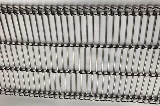 Ein guter Preis. Maschendraht-Förderband der Breiten-0.5m-2m für Pizza-/Schokoladen-/Lebensmittelindustrie Online