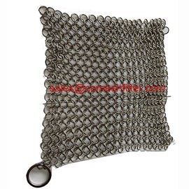 Ein guter Preis. Quadrat-Edelstahl Chainmail-Wäscher des Zoll-4x4 für Küche Online