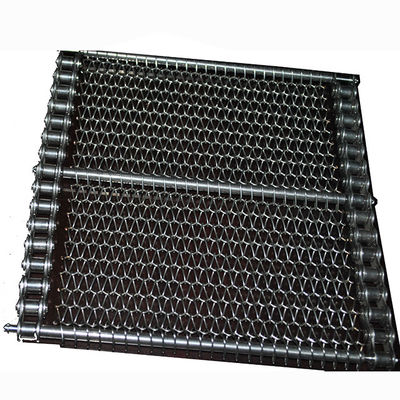Ein guter Preis. Ausgeglichene Webart gewundene 2m SS verdrahten Mesh Conveyor Belt Online