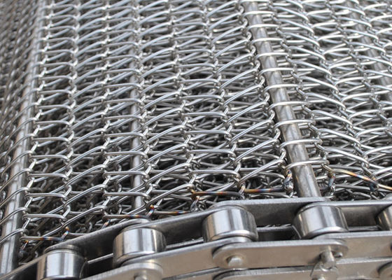 Ein guter Preis. Gefahrener KettenHerb Dryer Fda Ss Wire Mesh Conveyor Belt W0.8m Online