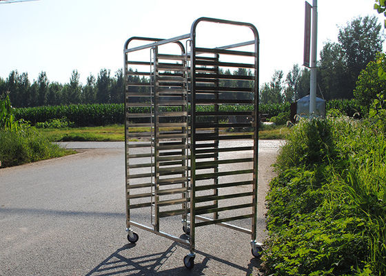 Ein guter Preis. Laufkatze des Schnellimbiss-0.7mm der Bäckerei-Ss304 mit Behältern Online