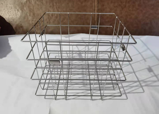 Ein guter Preis. Hitzebeständigkeit 304 Edelstahl-Draht-Mesh Storage Basket For Medical-Industrien Online