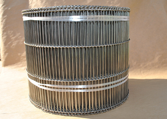 Ein guter Preis. Besonders angefertigt sortieren Sie 1mm flachen Flex Wire Mesh Conveyor Belt Edelstahl Online
