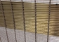 Gold-Farb-dekorative Metall-Mesh Sheets For Exterior Wall-Dekoration