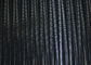 Schwarze Anti-UV-Polyester-Spiralen-Maschen-kleine Schleifen-Webart-Art, lange Lebenszeit