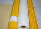 Weißer/Gelb-Einzelfaden-Filterstoff, Breite des Schirm-Maschen-Gewebe-258cm