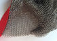 Umschaltbare Edelstahl-Handschuhe des Sicherheits-Niveau-5 mit Textilbügel-Silber-Farbe