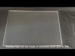 Tray für die Trocknung von Spinnfasern aus Edelstahl