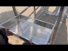 Tray für die Trocknung von Lebensmitteln aus rostfreiem Stahl aus Drahtnetz