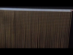 Aluminiumfarbenfrohe Doppelhakenkettenverbindung Gittervorhang