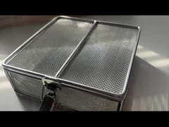 Desinfektionskorb aus Edelstahldrahtnetz