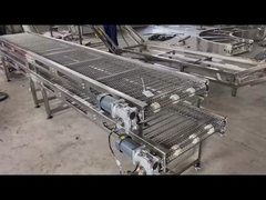 Schleifbandförderer aus Edelstahl