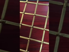 High-End Custom Kupfer und Edelstahl Gewebtes Drahtnetz und Metallnetz werden für Heimschrank verwendet