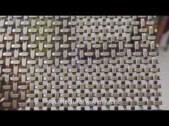 304 316 Architektonisches Gewebe aus Edelstahl für die Dekoration von Gebäudefassaden