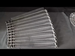 Edelstahl-Flexible Rod Spiral Wire Mesh Förderband in der Lebensmittelindustrie