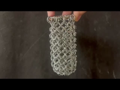 Stainless Steel Kettengitterring-Gitterbeutel