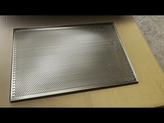 Perforierte Backplatte Edelstahl Backpfanne