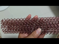 Metallnetz Vorhang Bronze Veredelung Hängende Drahtnetz Raum Trennwände für die Decke