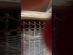 304 Tunnel Freezer Drahtnetz Förderband Hitzebeständig