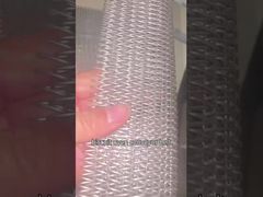 Edelstahl-Drahtnetz-Verbindung ausbalanciertes Gewebeförderband Kabelgewebeförderband