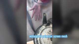 Wasserdichtes 65 Mikron schwarzes Polyester-Siebgewebe